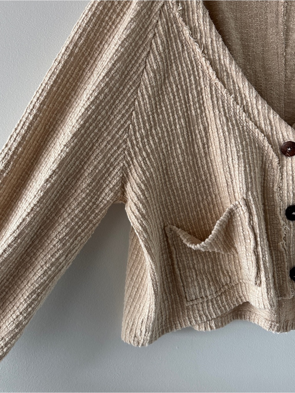 Free People Beach Slouchy Cardigan Top - Picture 4 of 5